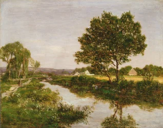 Fluss am Stadtrand von Quimper, 1854-57